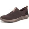 imageRyka Womens Echo Knit SneakerJava Brown Knit Fabric