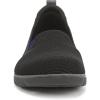 imageRyka Womens Effortless Slip on SneakerBlack Knit Fabric