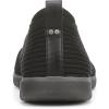 imageRyka Womens Effortless Slip on SneakerBlack Knit Fabric