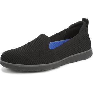 imageRyka Womens Effortless Slip on SneakerBlack Knit Fabric