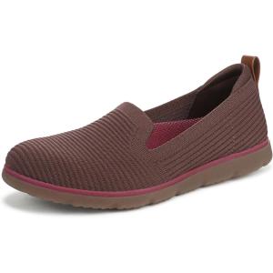 imageRyka Womens Effortless Slip on SneakerChicory Brown Knit Fabric