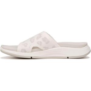 imageRyka Womens Triumph Recovery Slide SandalWhite Alyssum Leopard