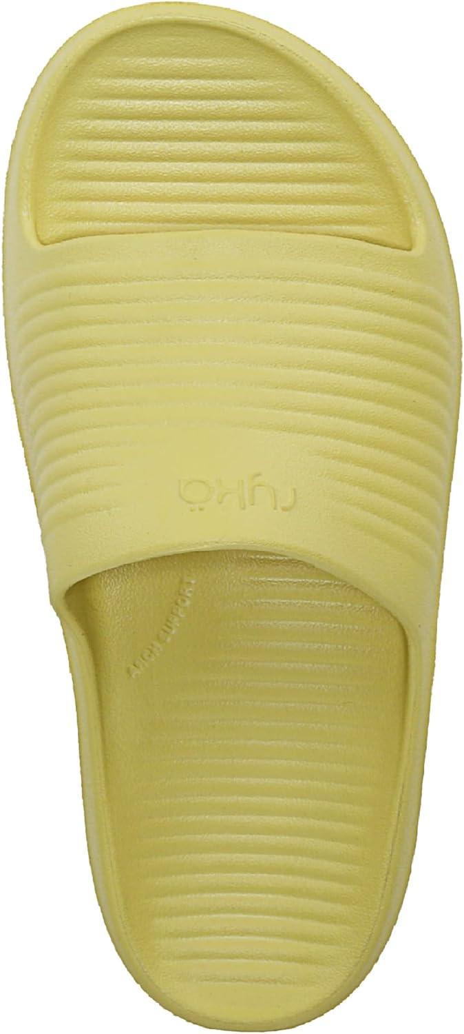 imageRyka Womens Echo Recovery Slide SandalVerdant Yellow