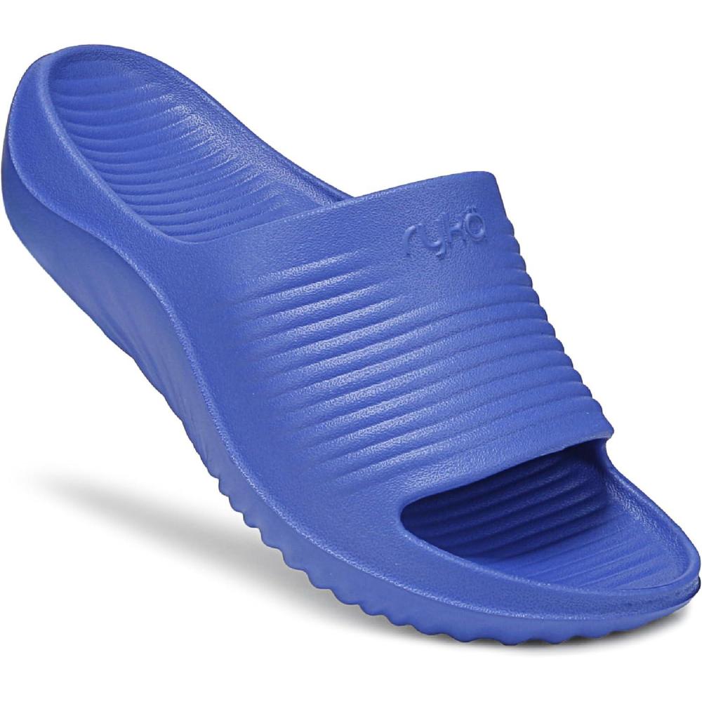 imageRyka Womens Echo Recovery Slide SandalDazzling Blue
