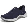 imageRyka Womens Encore Knit Plus Slip On SneakerAcademy Blue Knit Fabric