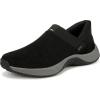 imageRyka Womens Encore Knit Plus Slip On SneakerBlack Knit Fabric