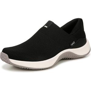 imageRyka Womens Encore Knit Slip On SneakerBlackGardenia