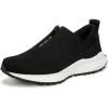 imageRyka Womens Jumpstart Zip Slip On SneakerBlack Fabric