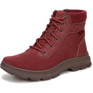 imageRyka Womens Brunswick Ankle BootWindsor Red Suede Leather