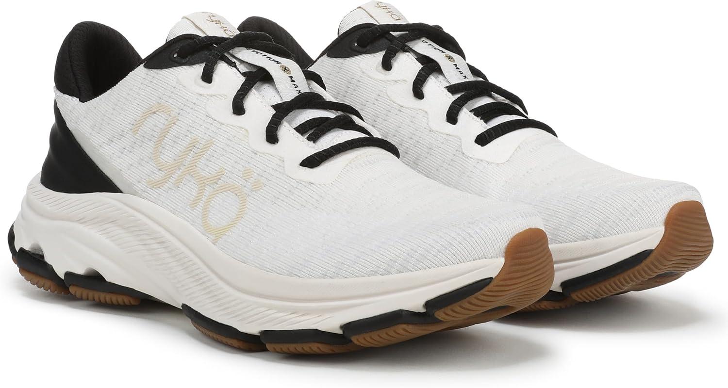 imageRyka Womens Devotion X Max RS Walking Shoes White Black 95 M