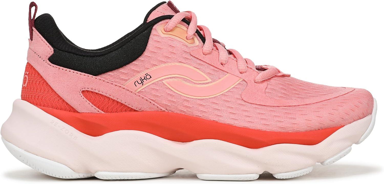 imageRyka Womens Rezorb Max SneakerPink Coral Mesh Fabric