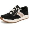 image:imageRyka Womens Carefree Zip Slip On SneakerBlack